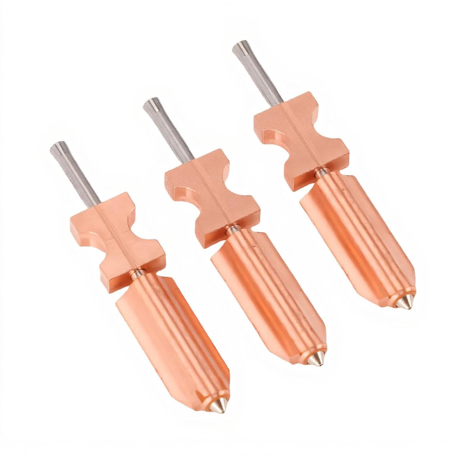 3-delige Hotend Kit met Verwisselbare Nozzles, Precisie 0.25, 0.4 en 0.6mm voor 3D Printers, Ideaal voor Verbeterde Printkwaliteit en Efficiëntie