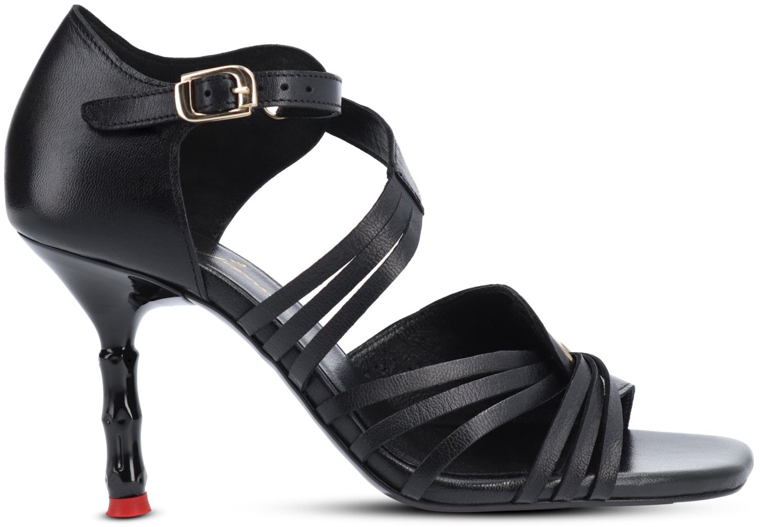 Jan Jansen - Bamboo Jungle - Dames - Sandalen - Zwart