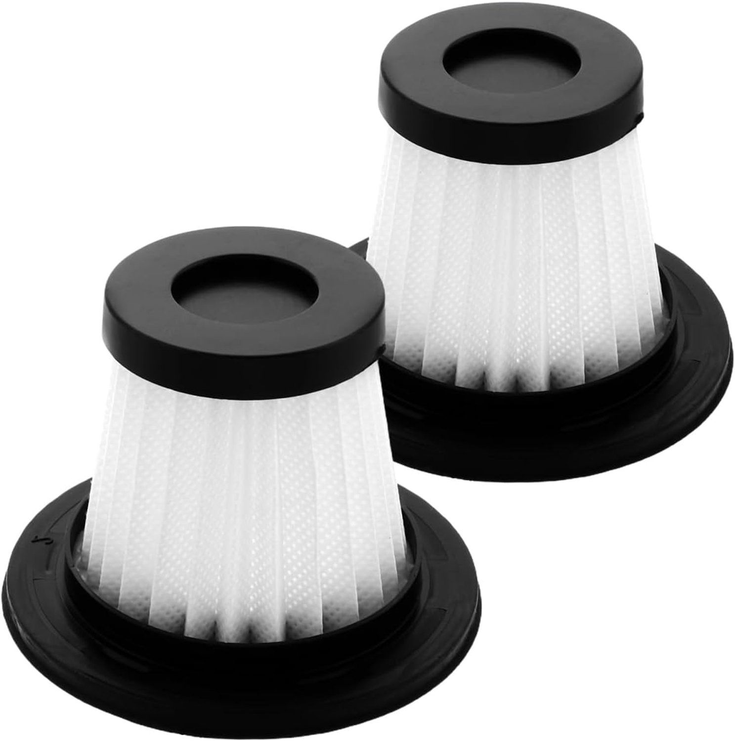 Autostofzuigerfilters 2 stuks - wasbaar - herbruikbaar - hoge dichtheid - Vemera
