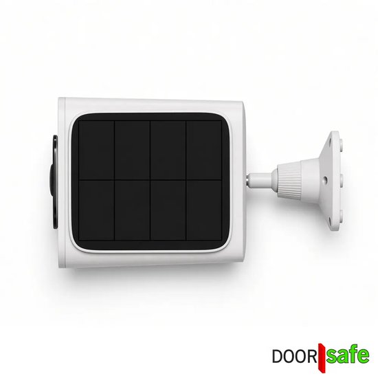 Doorsafe 3126 | 5MP beveiligingscamera met accu & zonnepaneel | type 'bullit' | voor buiten | met 18 witte LED’s + 4 infrarood LED’s | internet via 2,4 Ghz WiFi — afbeelding 4