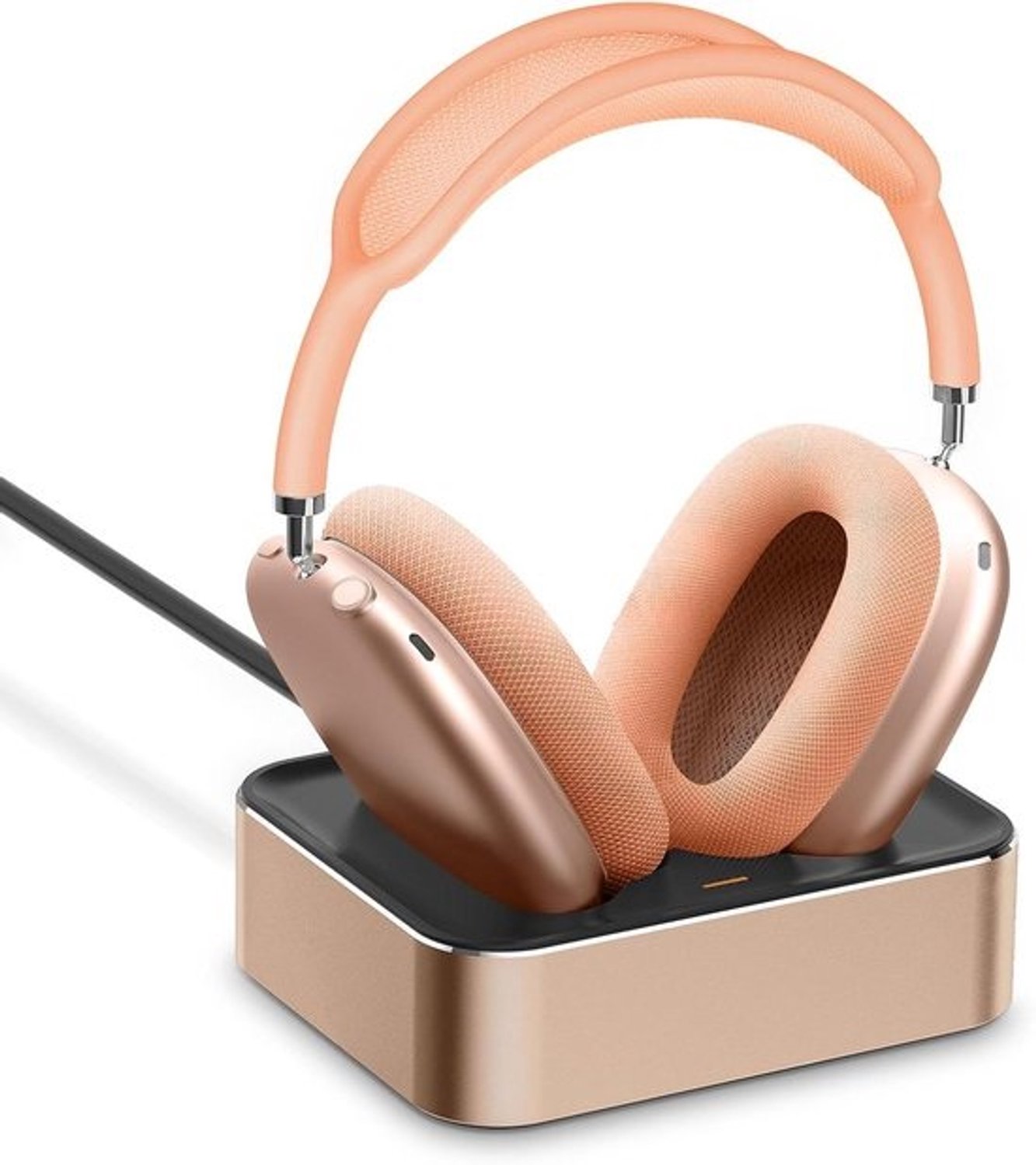 Dock voor hoofdtelefoon - Laadstation - Om de hoofdtelefoon op te laden - Magnetisch uitgelijnd - Niet draagbaar - Oranje