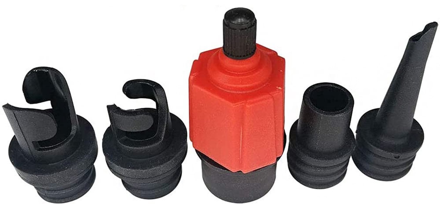Compressor naar opblaasbare pompventiel - Opblaasbare ventieladapter - Stevige constructie - Rood - Geschikt voor luchtmatras zwemring ka... – foto 5