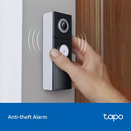 Tapo D235L - Video Deurbel - 2K 5MP - 180° Groothoek - 4:3 Head-to-Toe Beeld - Kleur Nachtzicht - AI-pakketdetectie - 210 Dagen Batterij - Batterij & Bedraad - IP66 - Compatibel met Alexa en Google Assistant — afbeelding 2
