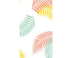 Tafelkleed Palmea Perzik 140 x 220 cm - Waterafstotend