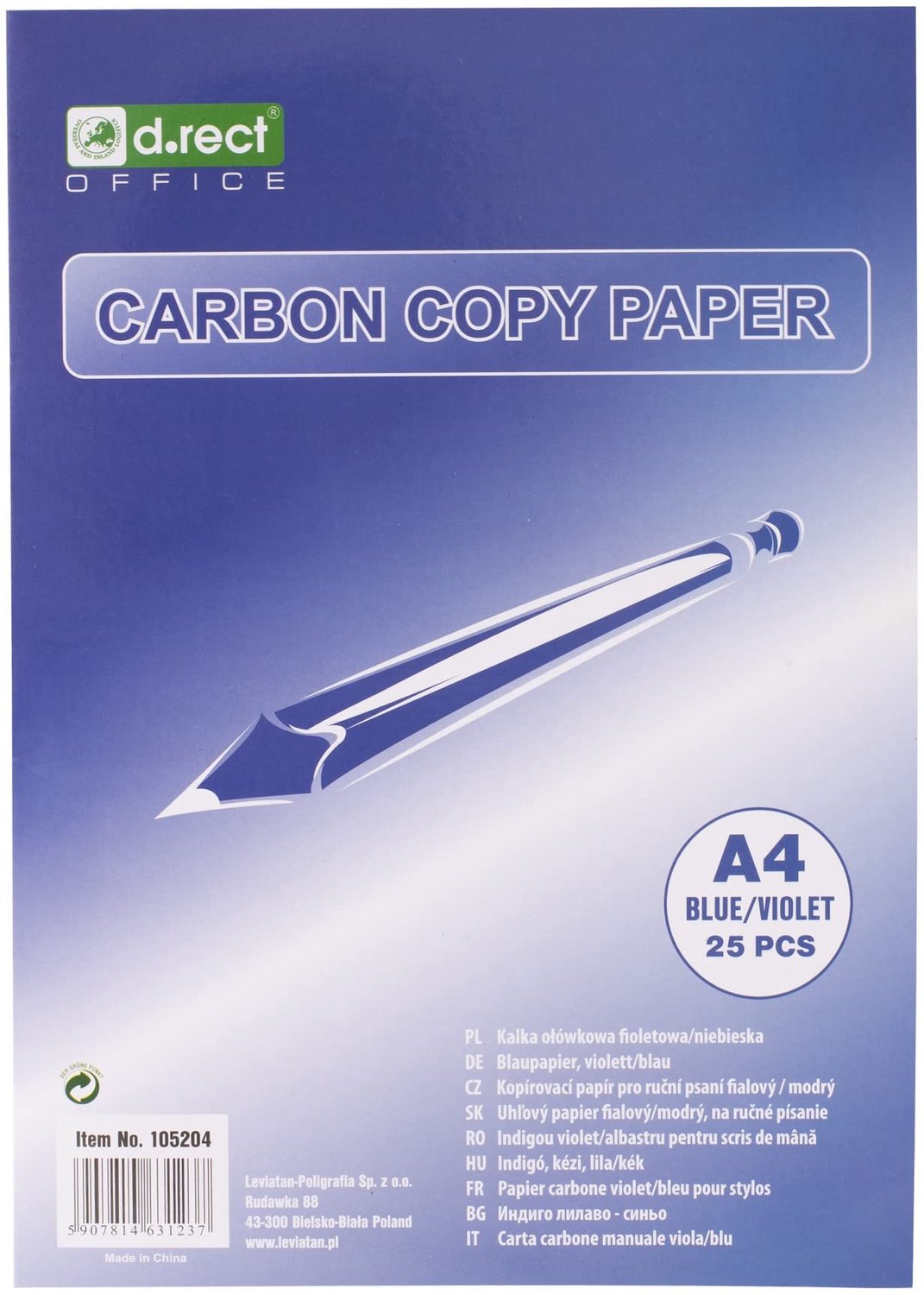 Paper, Blauw Schrijvend, A4, 25 Vellen
