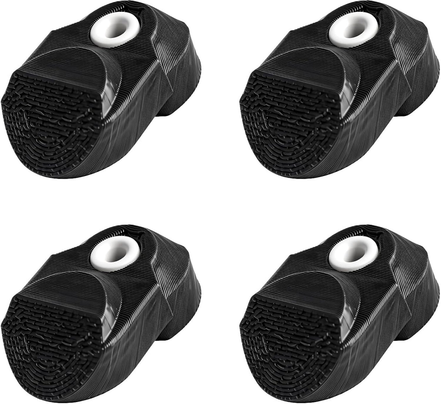 Upgrade Accessoires voor 3D Printers - 4 Pack Panda AMS Guard met Keramische Inlaat voor Bambulab X1 X1C P1P P1S, Eenvoudige Snap-in Installatie en Duurzaamheid