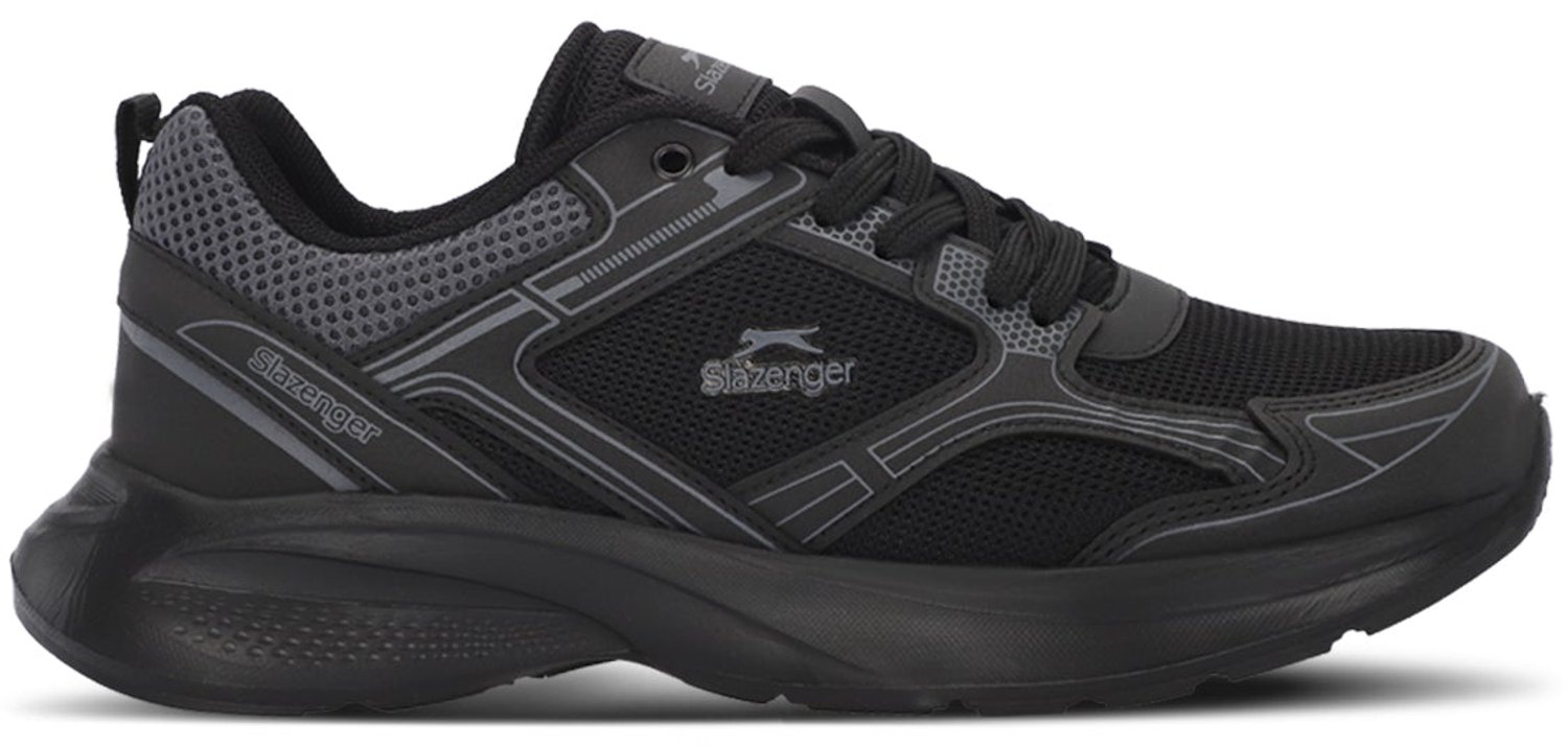 Slazenger Gala Heren Hardloopschoenen - Zwart / Donkergrijs