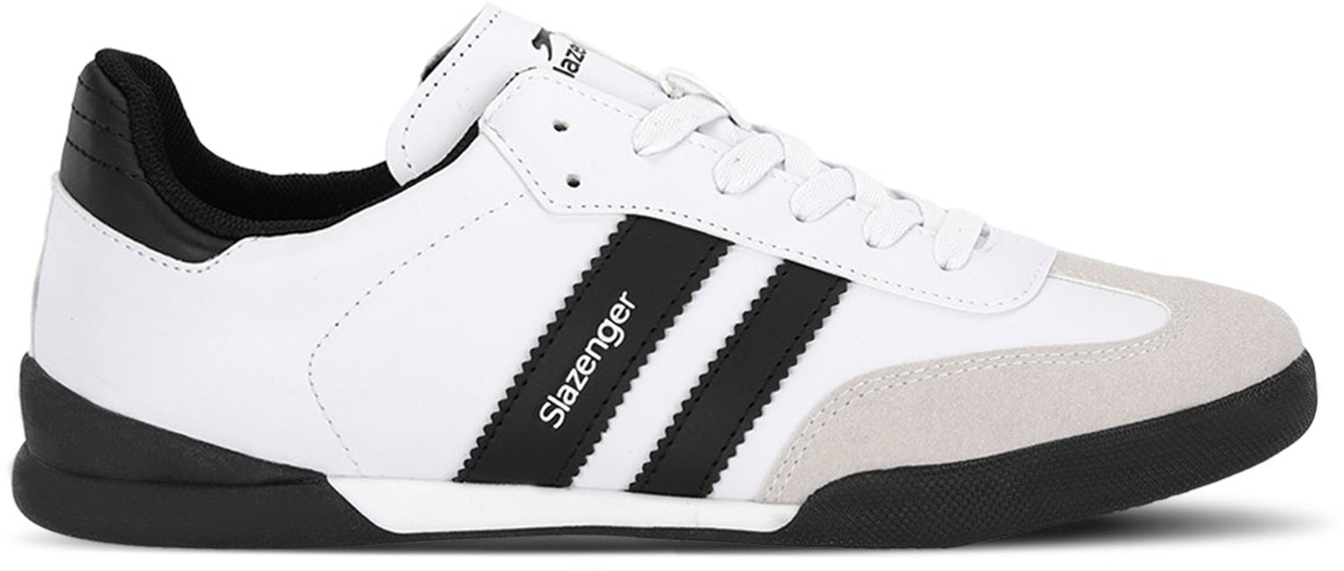 Slazenger Dakota Heren Sneakers - Wit / Zwart