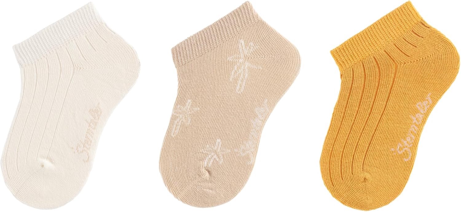 Merkloze Unisex Sneakersokken 3-Pack met Palmmotief