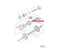 As vrijloop startmotor voor motor Triumph 900 Adventurer 1999 tot 2001 T1220268