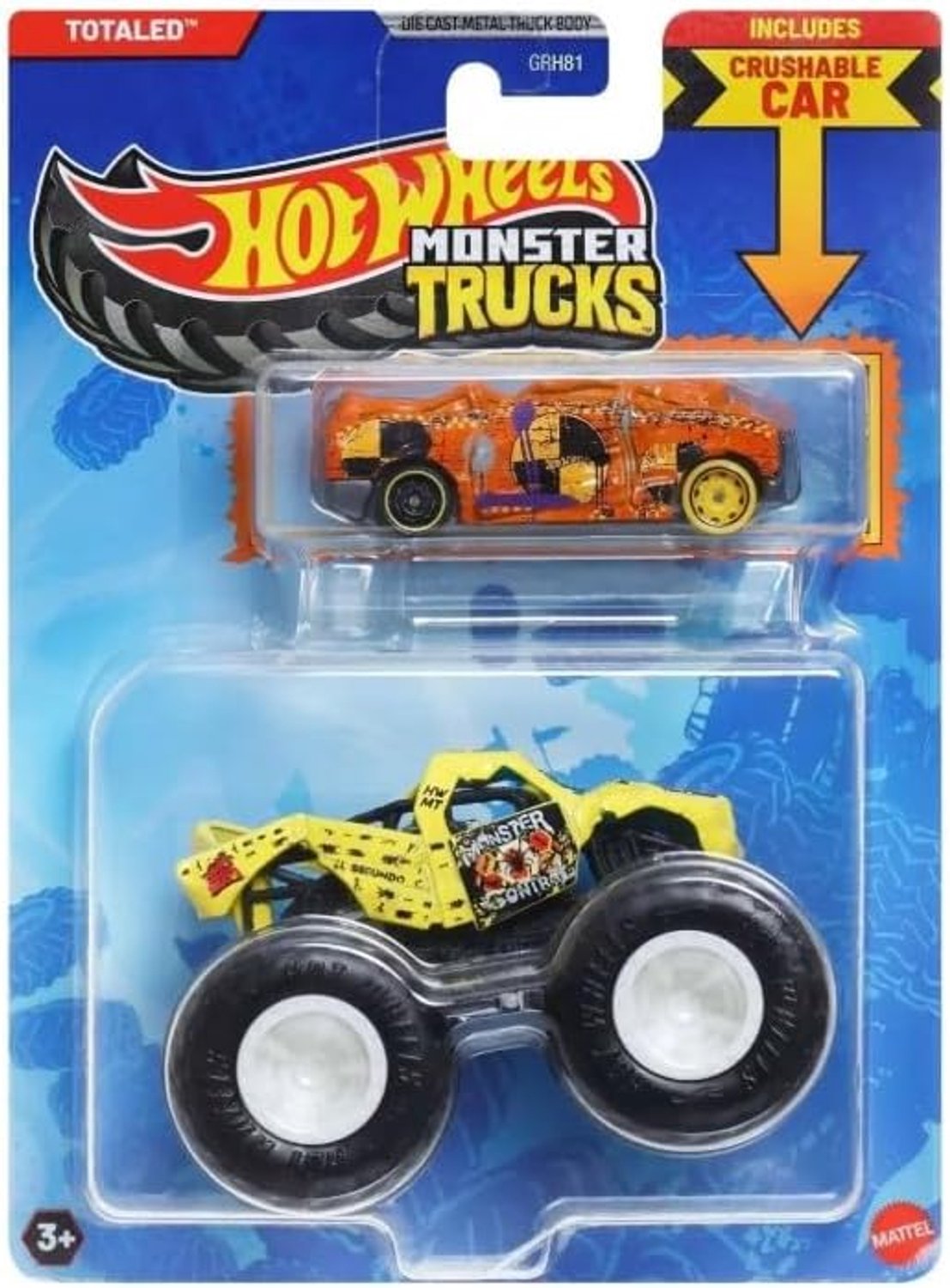 Hot Wheels Monster Trucks 5 Alarm - Schaal 1:64 - Metaal - 9 cm groot