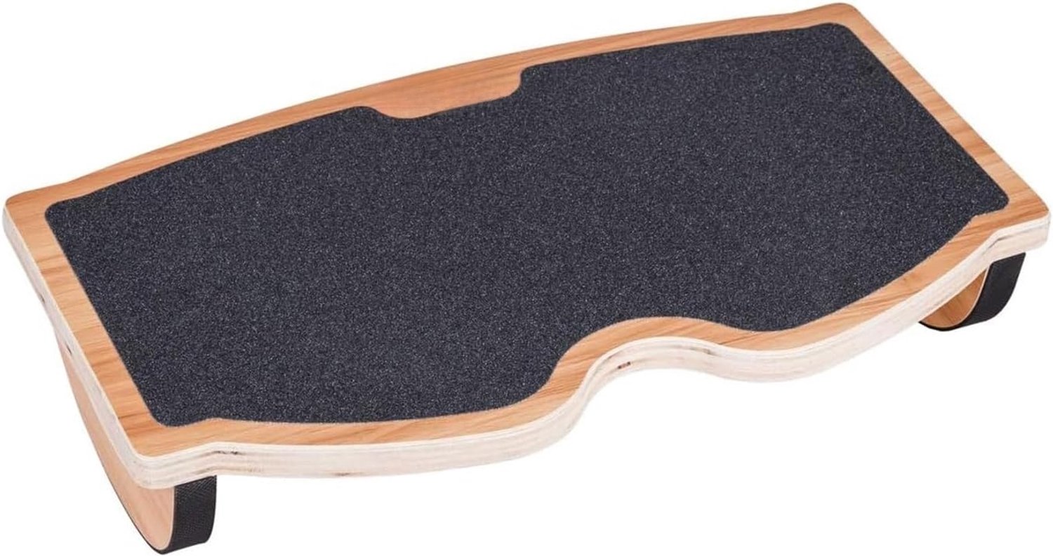 QEVA Voetensteun Bureau - Voetenbankje - Voetsteun - Bruin - 27cm x 12cm x 45cm
