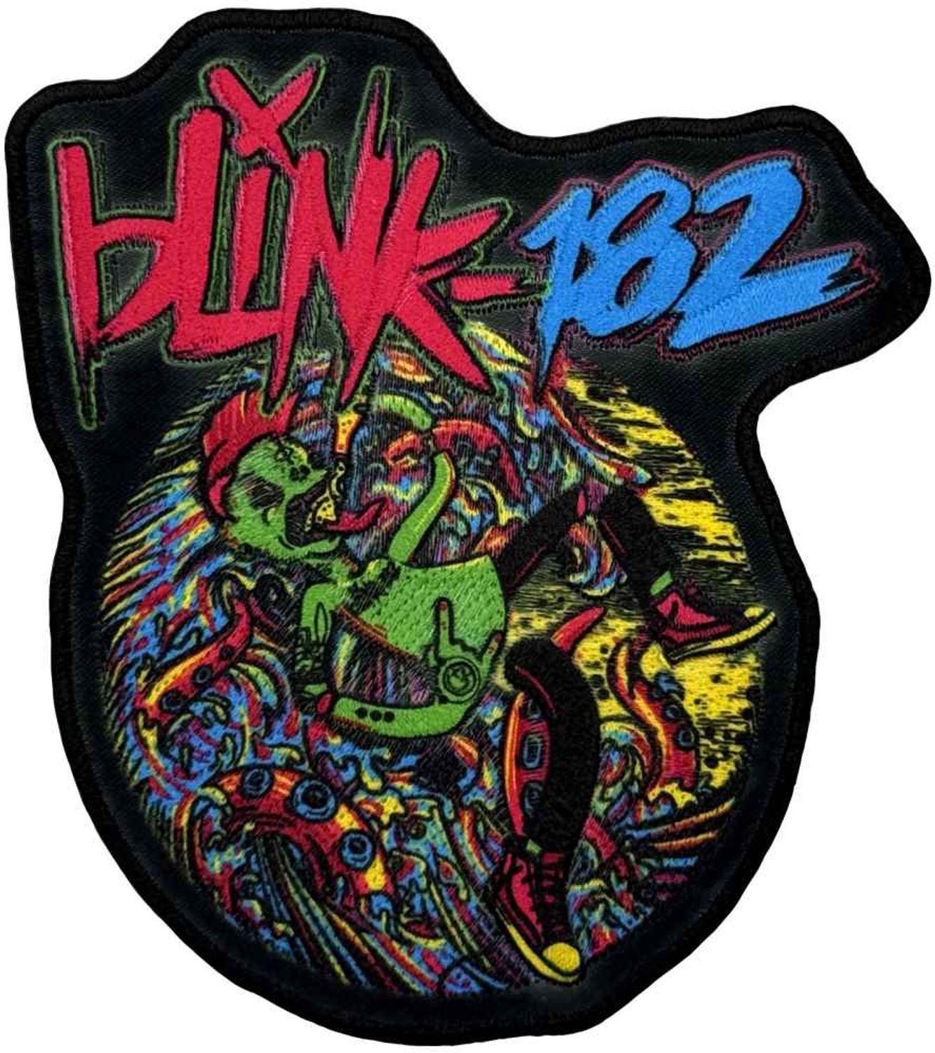 Blink182 - Overboard Event Patch - Zwart/Multicolours