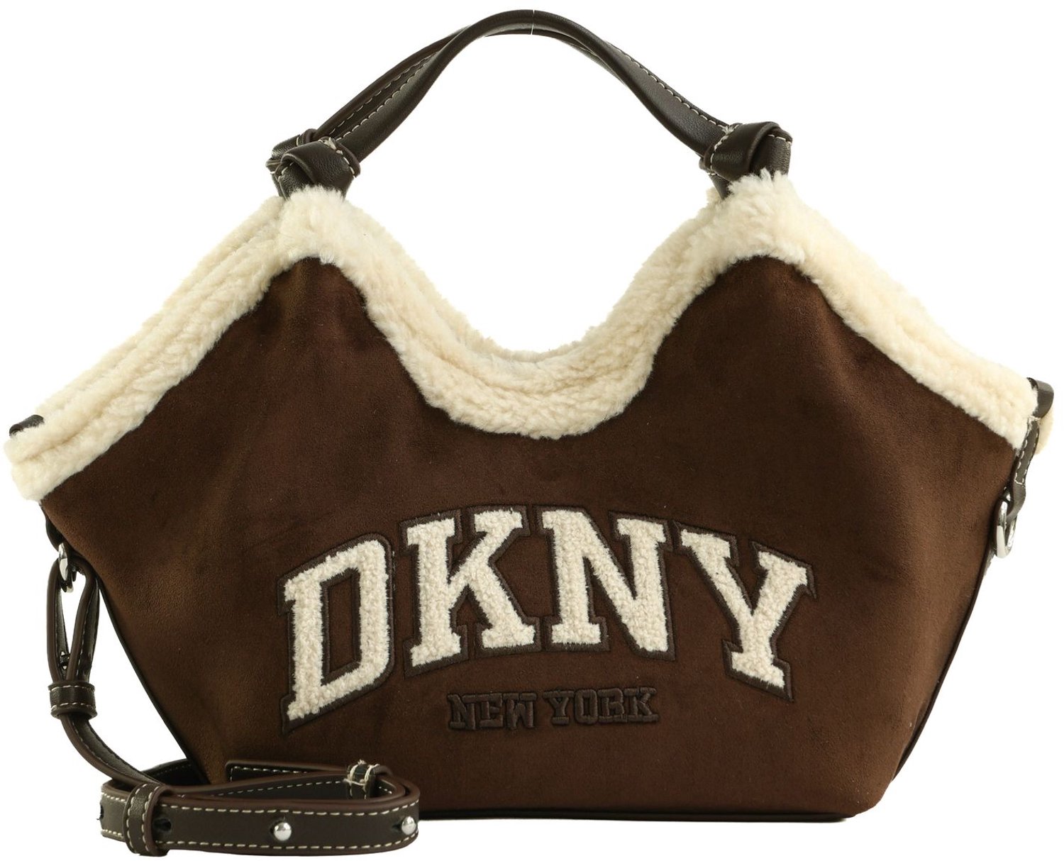 DKNY handtas schoudertas Paula Tote Bag Coffee Bean donkerbruin