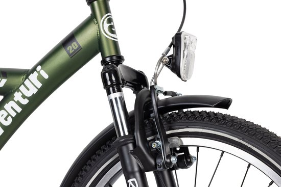 Aventuri Roady 3.0 Jongensfiets 20 Inch - Kinderfiets voor 6 tot 8 Jaar - 1 Versnelling - Donkergroen — afbeelding 5