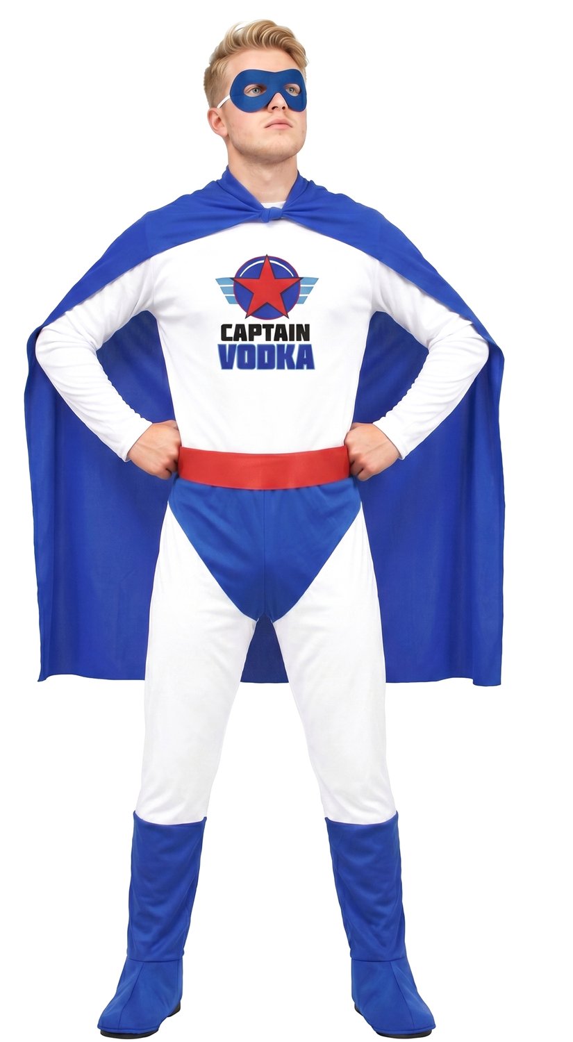 SUD TRADING - Super Captain Vodka kostuum voor volwassenen
