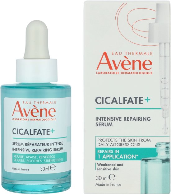 Avène Cicalfate+ serum met pipet en doos, 30ml intens herstellend serum voor de gevoelige huid.
