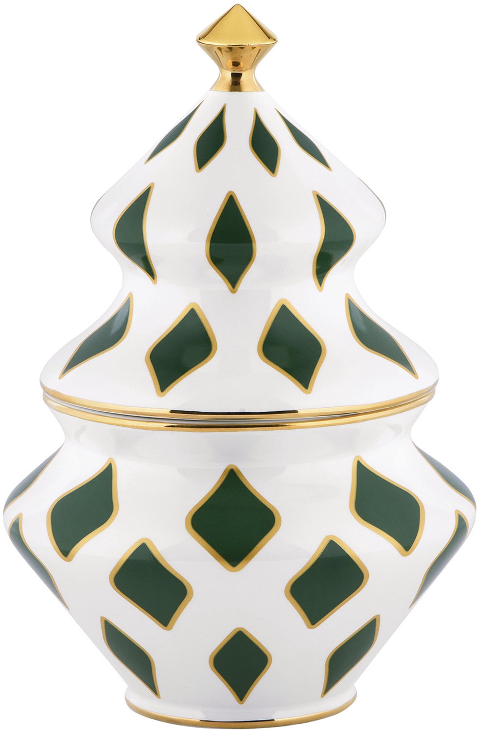 Alessi Delight Bon bon bakje - Porselein - 600 ml - Groen
