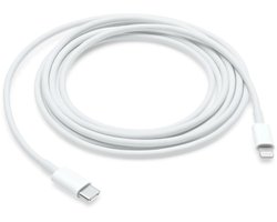 Apple - Lightning Oplaadkabel - USB‑C naar Lightning - 2m - Wit