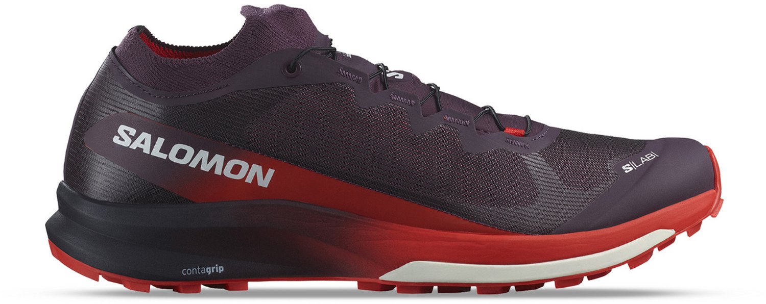 Salomon S/LAB ULTRA 3 V2 Hardloopschoenen Plum/fiery 43 1/3 Wit