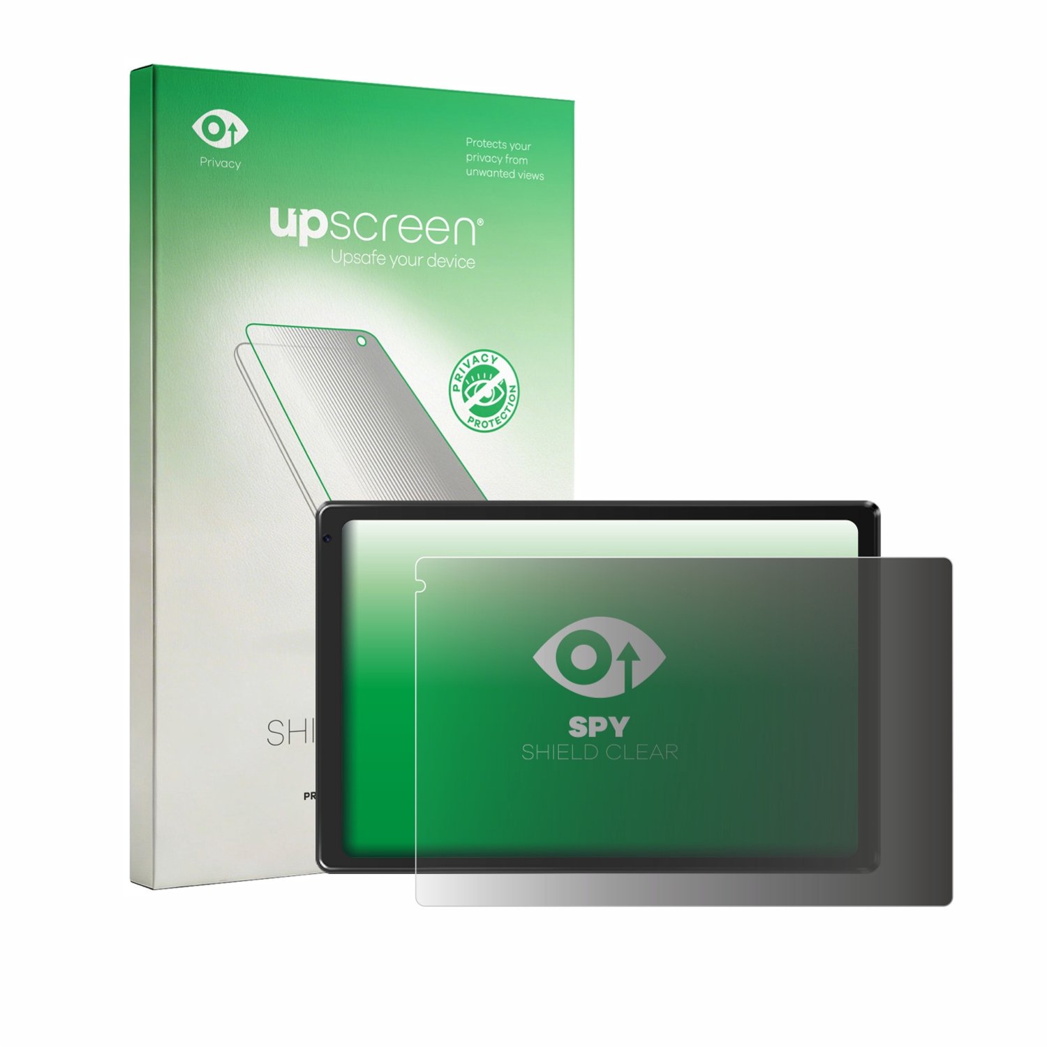 upscreen - privacy screenprotector voor Laptok Tablet 10.1" - Folie Beschermfolie Blauwlichtfilter