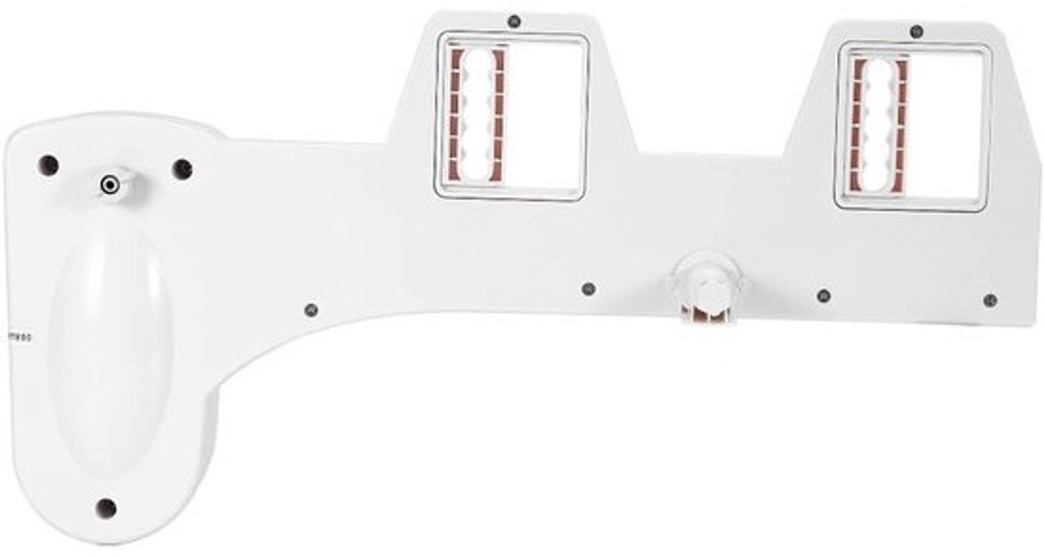 Toiletbidetdouche - Intieme douche met zelfproeier - Hygiënisch reinigen - Verstelbare waterdruk - 44 x 18.5 cm - Wit