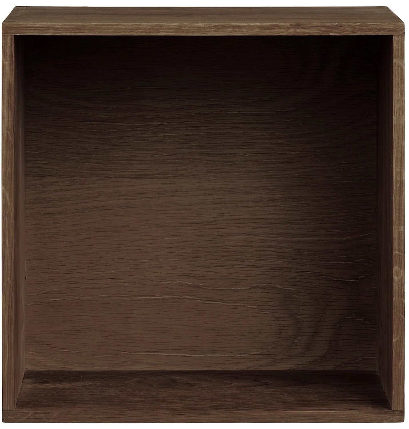 Artichok Abigail Open Wandkast - Donker Eiken - Vierkant - Hal - Woonkamer - Slaapkamer - 30 x 30 cm