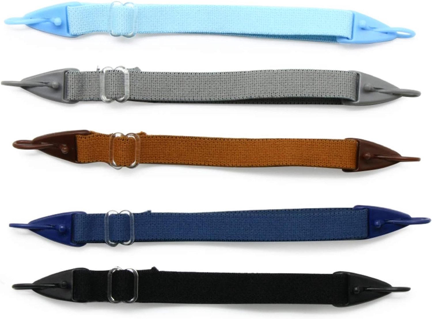 Brilband voor Kinderen - Verstelbare Lengte - Set van 5 in Verschillende Kleuren - Perfect voor Sport - Vemera