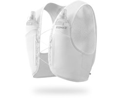 ZONE2 Running Vest - Inclusief 2x Soft Flask 500 ML - M/L - Wit