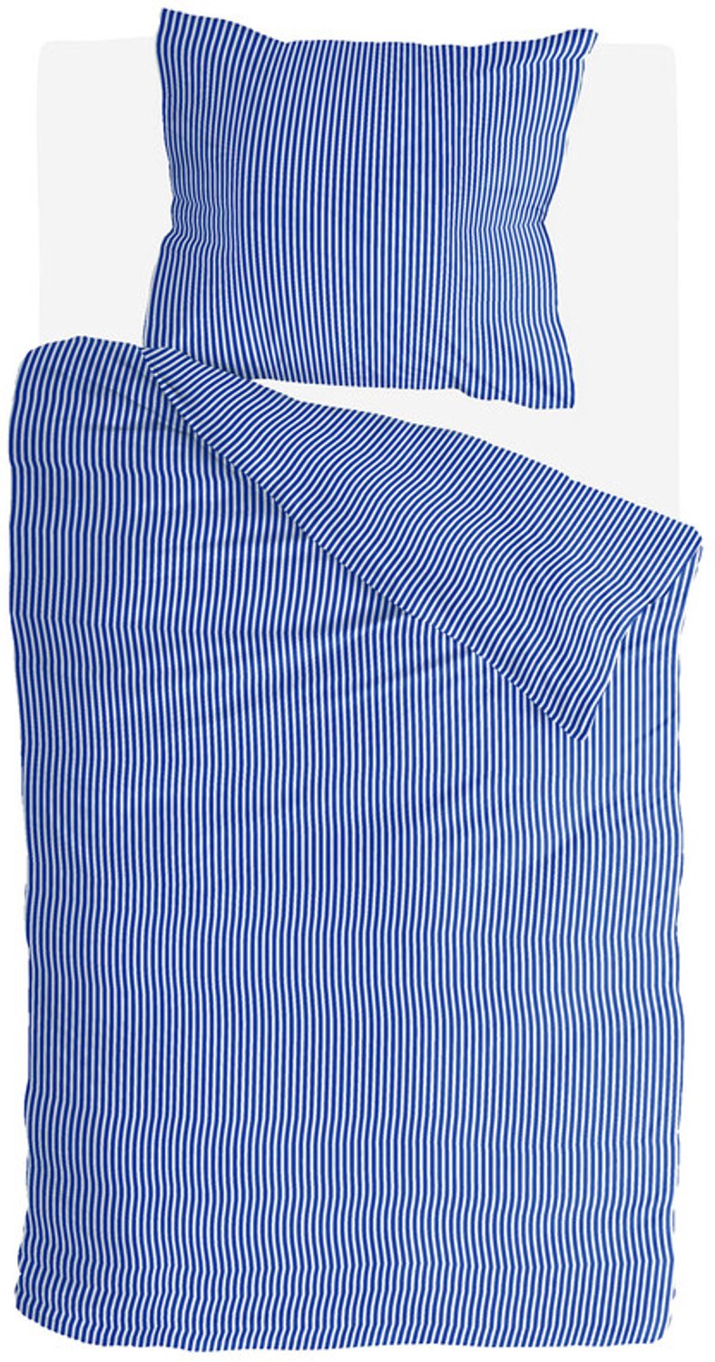 Byrklund Dekbedovertrek Nordic Blue - 140x220 - 100% Katoen (BCI) - Blauw