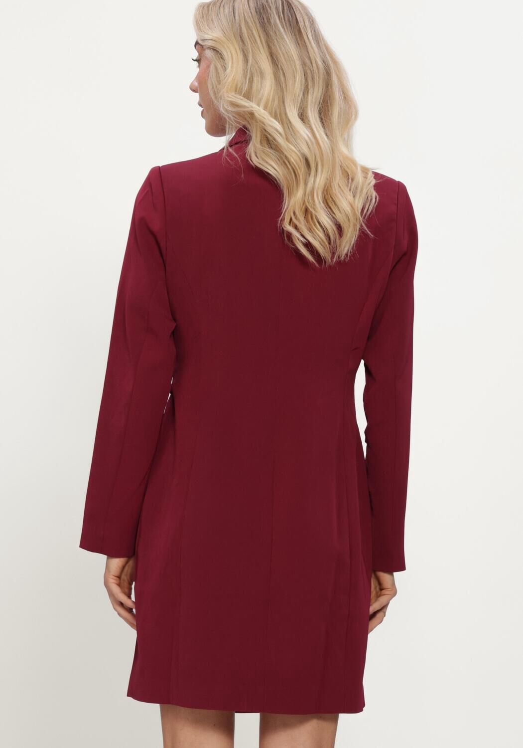 Ydence Dress Carmel Dames - Jurk - Bordeaux - Maat XXL