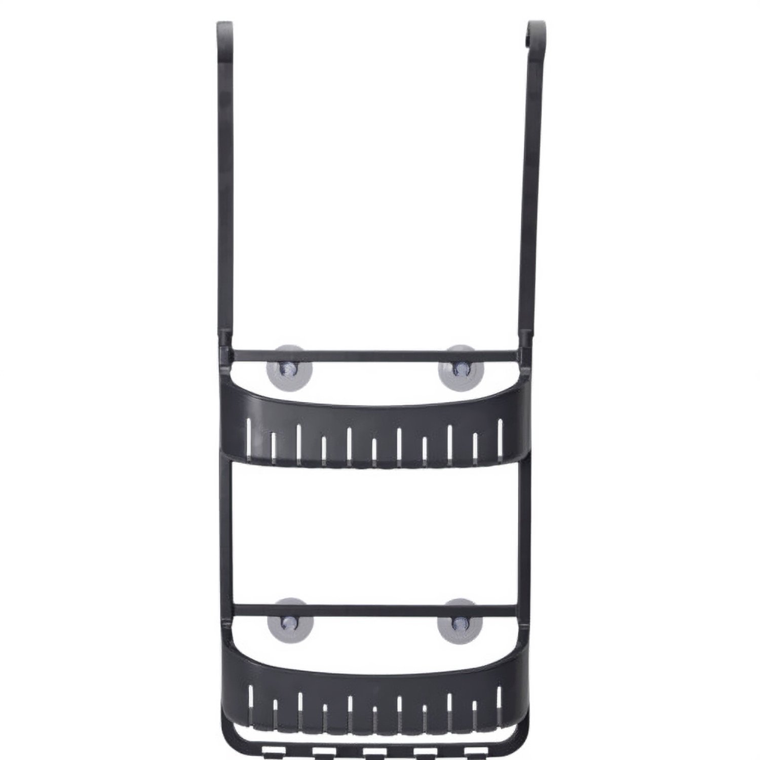 Bathroom Solutions - Doucheplank zonder boren BAWA, 69 x 29 x 10 cm - zwart
