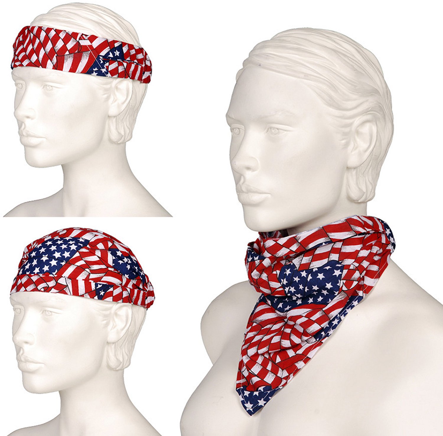 Fostex Garments 3 in 1 bandana wavy American B