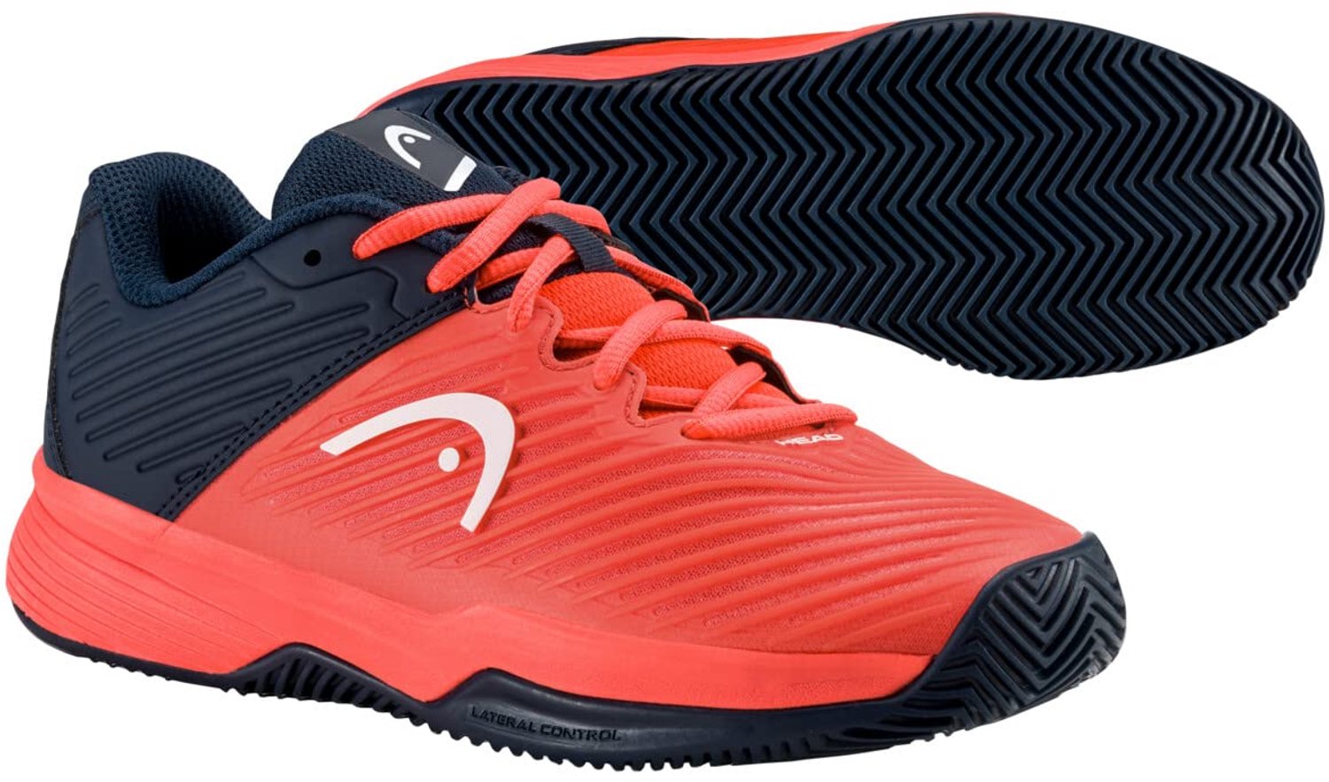 Head Racket Revolt Pro 4.0 Clay Gravel Schoenen Oranje,Blauw EU 34 Jongen