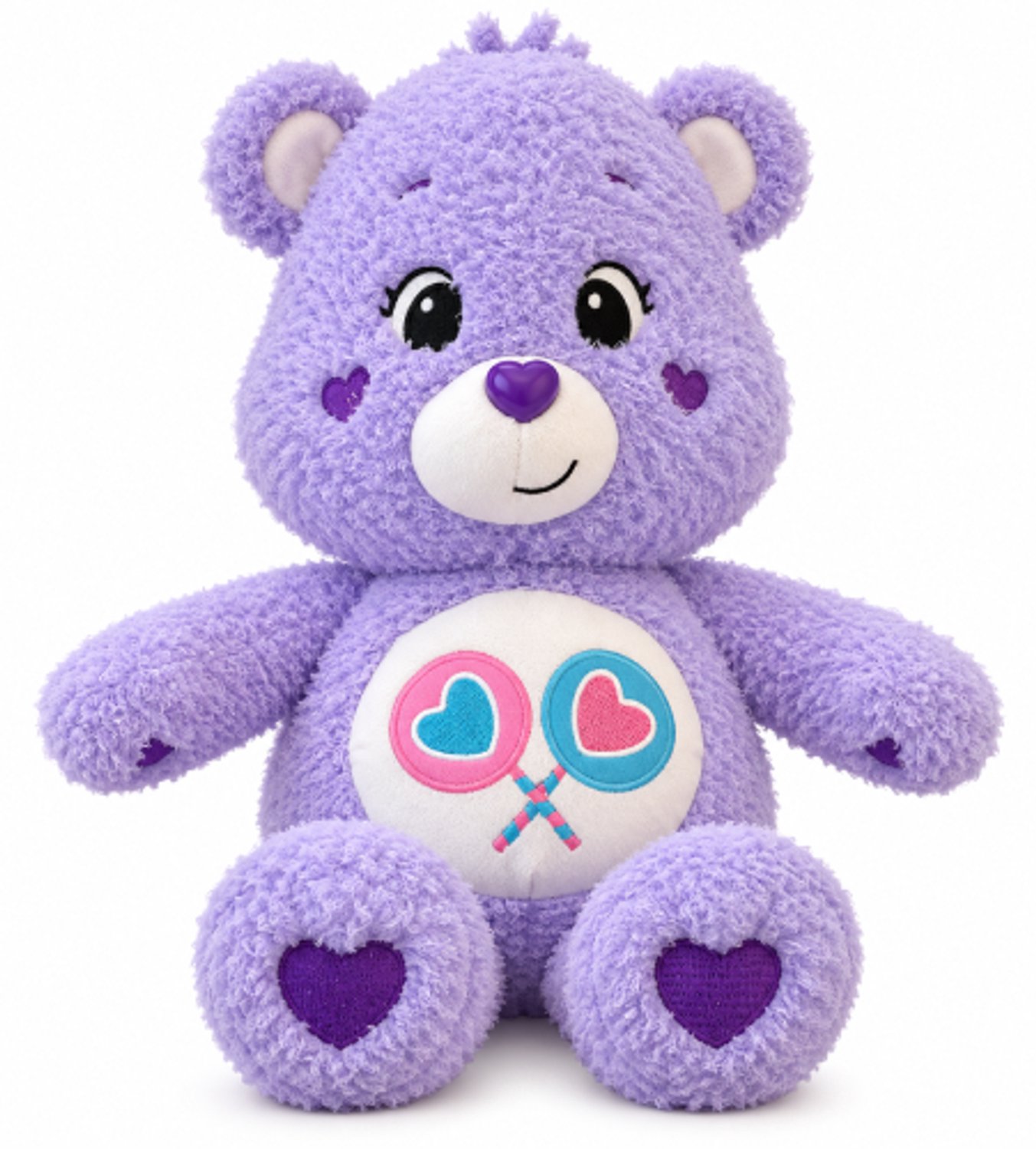 Care Bears Paarse Pluche Knuffel Troetelbeertjes 30 cm