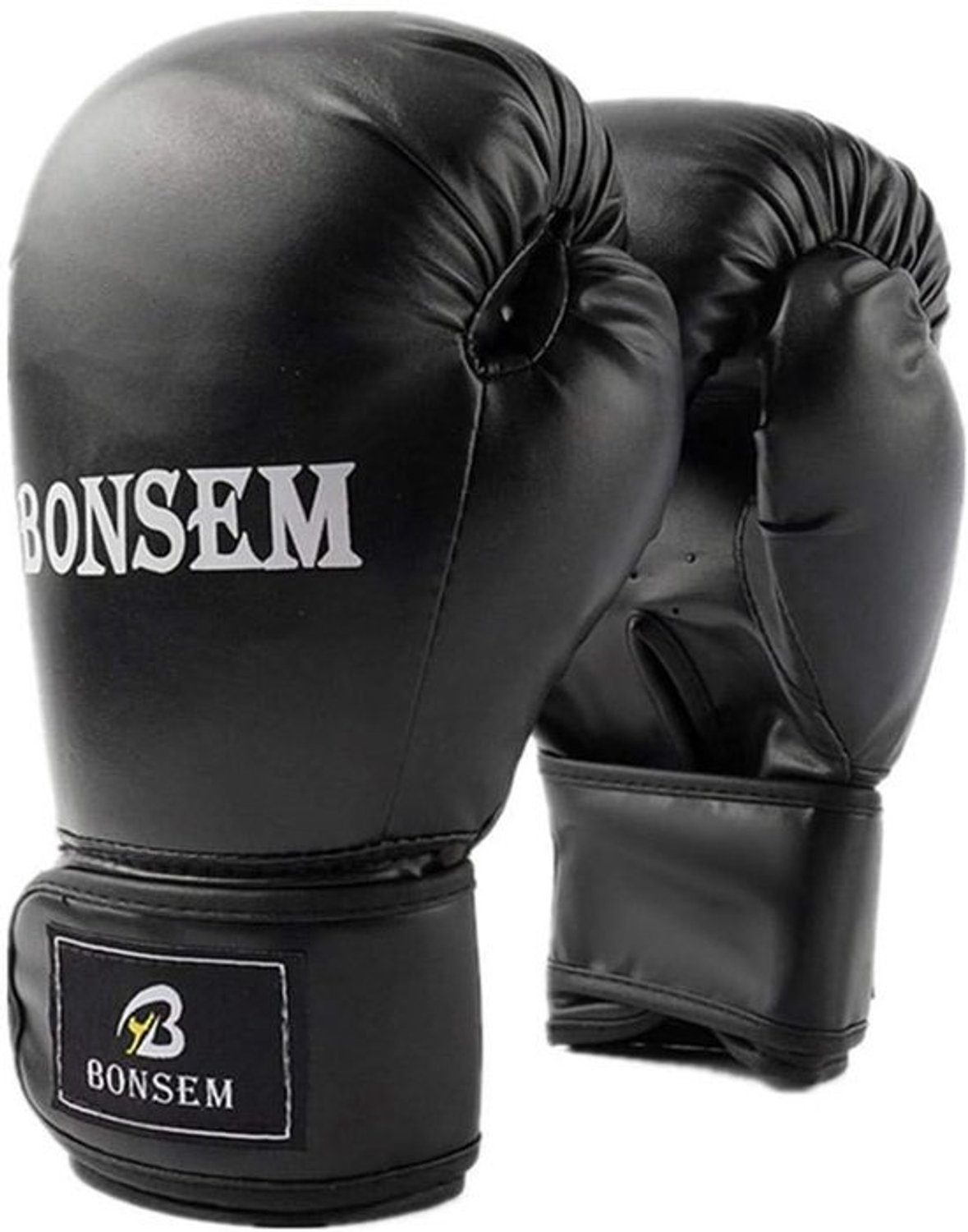 Boxhandschoenen - Trainingshandschoenen - Boksen - Natuurlijke curvevorm - 10OZ - Zwart
