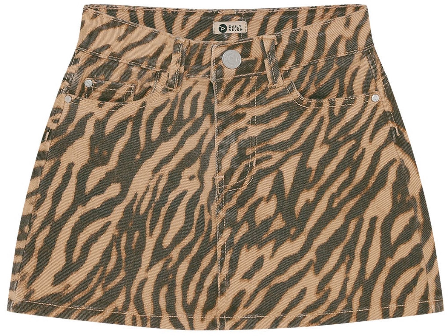 Daily7 - Animal Skirt - 2120 Ginger Root - Maat 80
