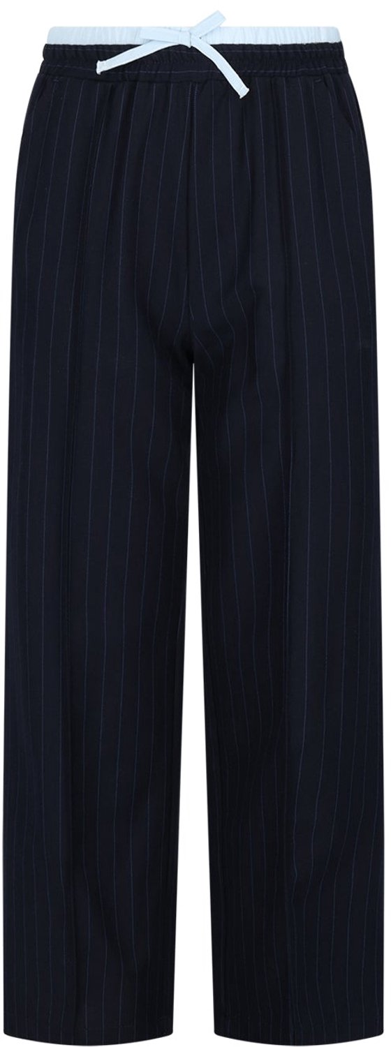 Nono Sarah Pinstripe Pants Broeken Meisjes - Donkerblauw - Maat 122/128