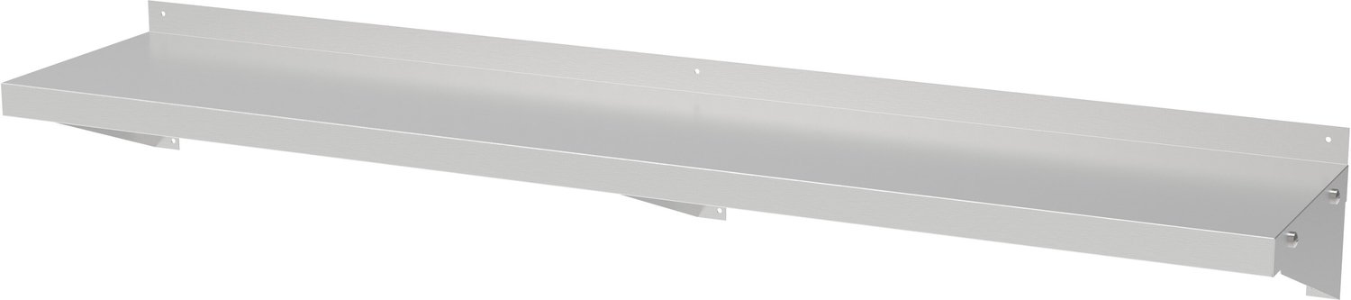 300 RVS Wandschap 1600 Incl. Konsoles - Combisteel - 7490.0170