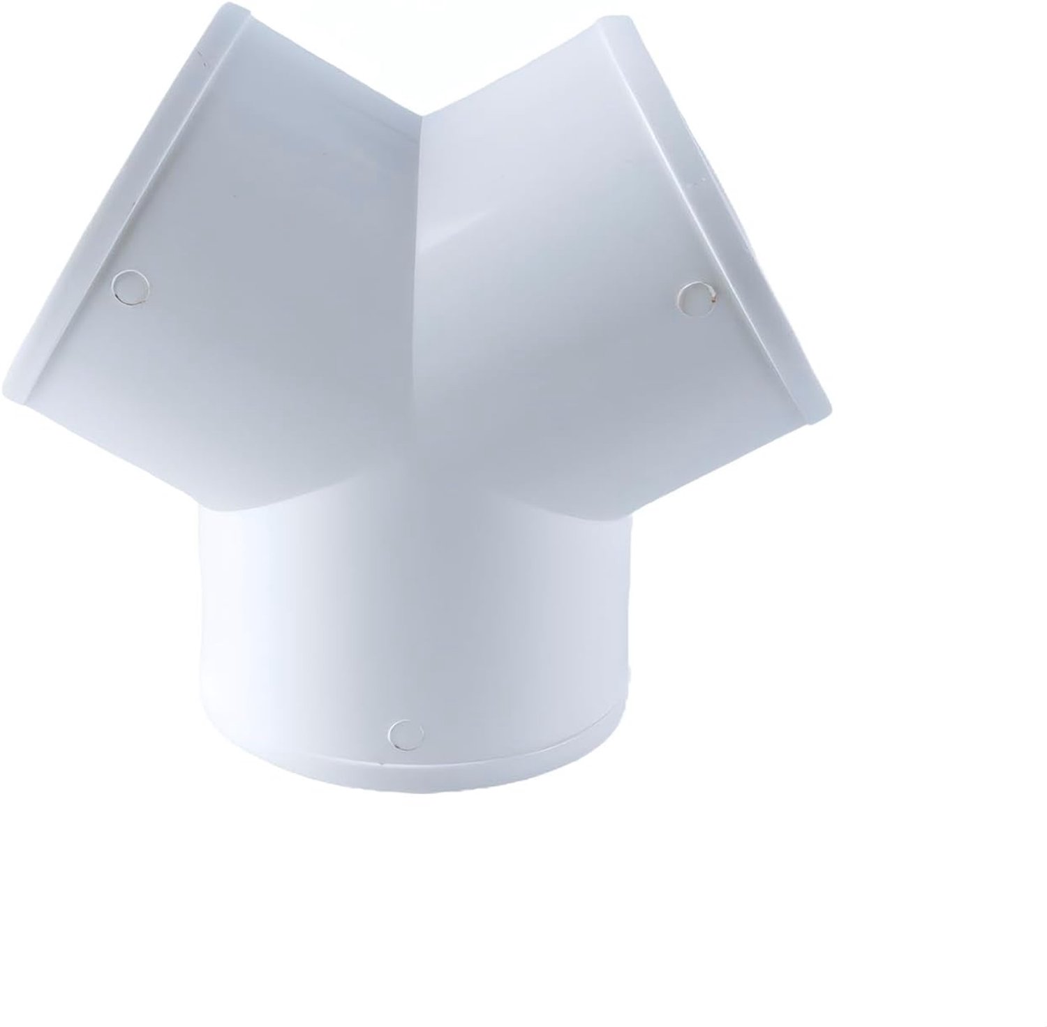 Y-stukconnector 97 mm - kunststof - 3-weg - ideaal voor afzuigventilatorventilatie - ServiceTopper