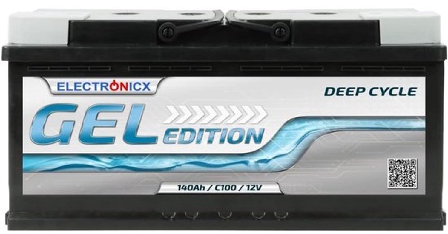 GEL-accu 140Ah 12V voor camper en boot