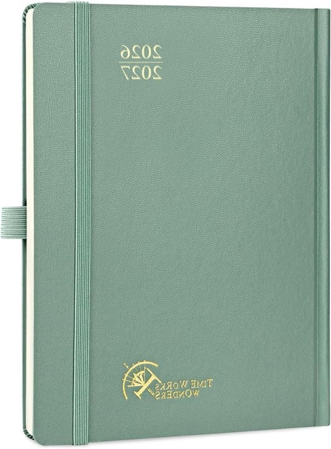 Agenda 2026 2027 - Week- en schoolplanner - Afspraken inplannen - Overzicht voor 17 maanden - 22 x 165 cm - Nachtsgroen