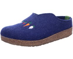 Haflinger dames pantoffels blauw maat 41