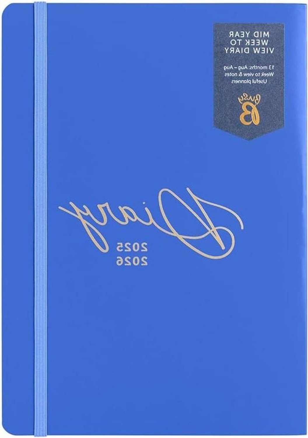 Academische planner - Weekdagboek - Persoonlijke organisatie - Wekelijkse indeling met notities - A5 - Saffierblauw