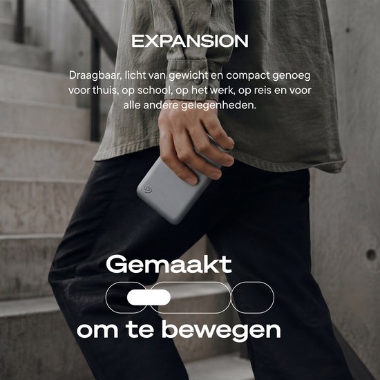 Seagate Expansion Portable - Externe harde schijf - USB-C - HDD - 4TB - Zwart — afbeelding 4