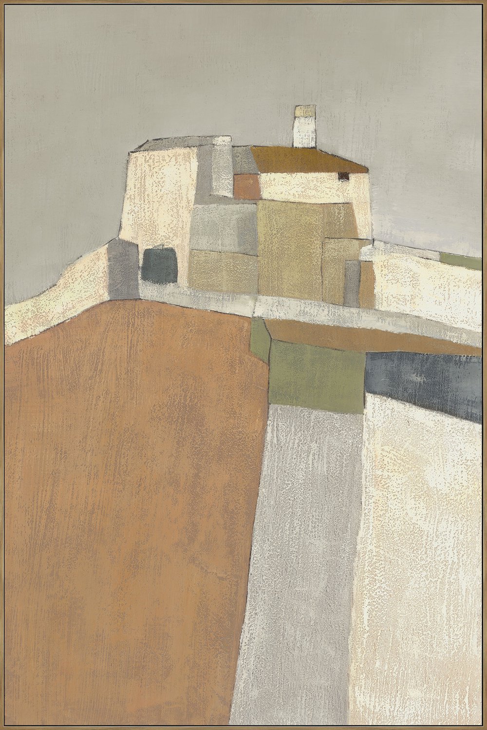 Schilderij Earthy Geometry 70x105cm