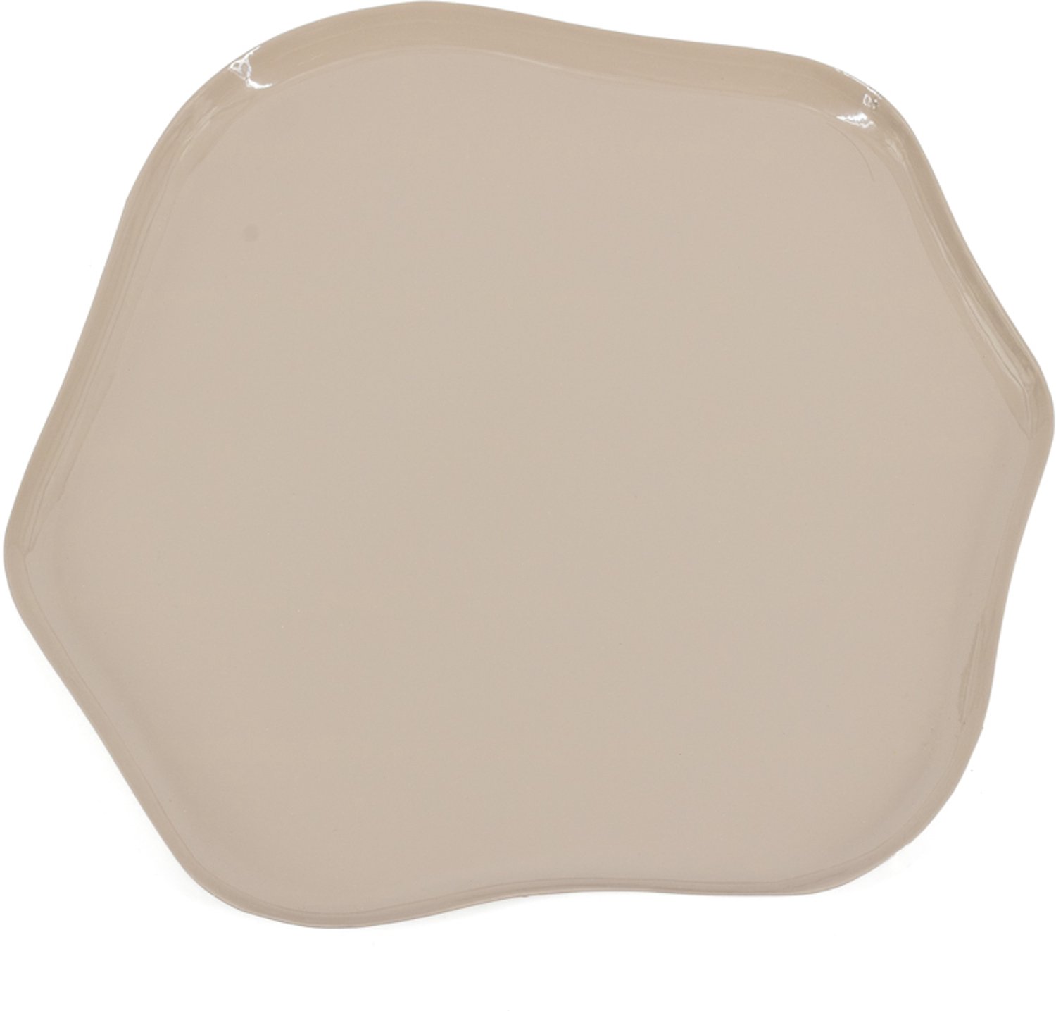 Metalen dienblad Haru glossy sand