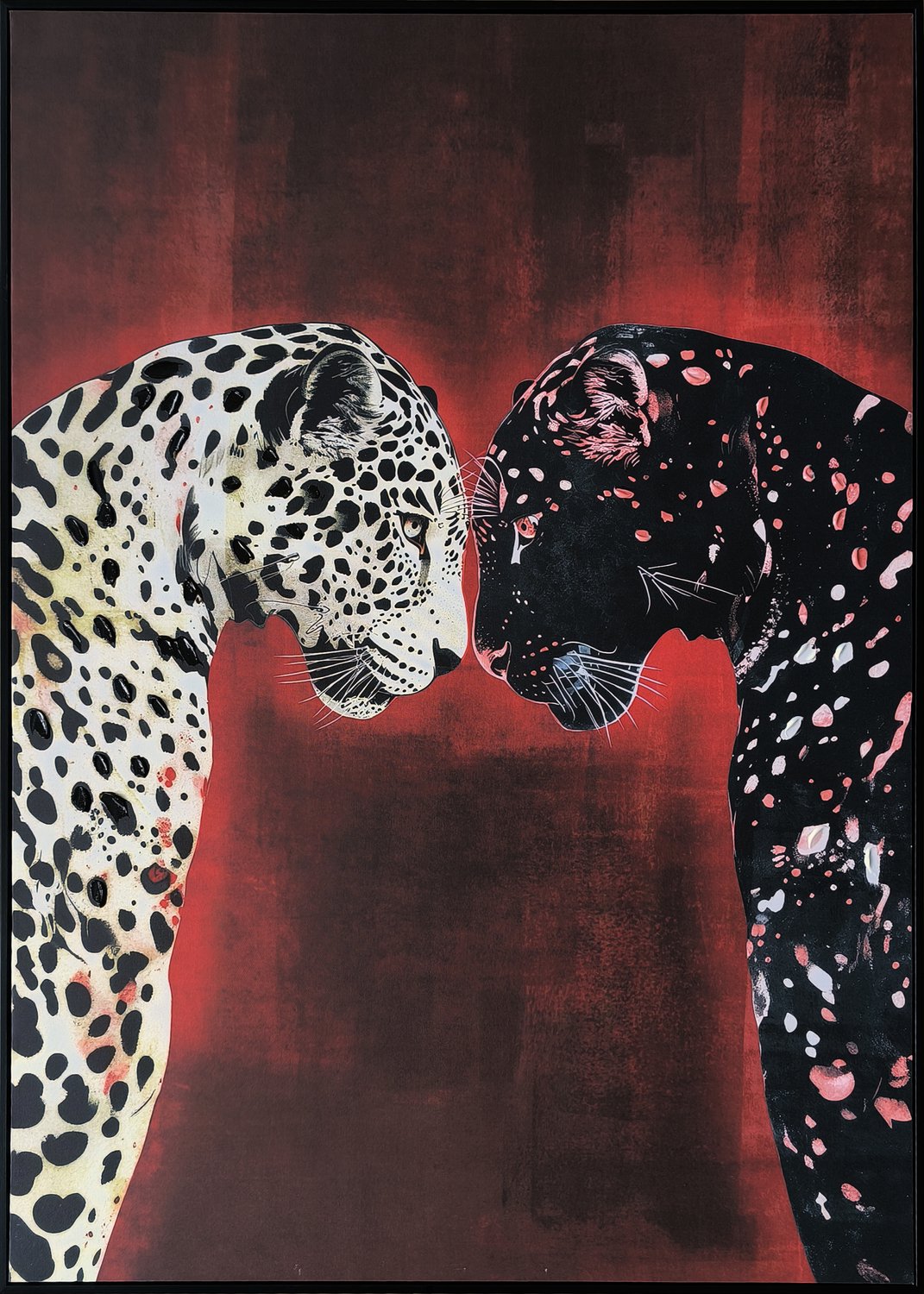 Schilderij cheetas 60x80cm