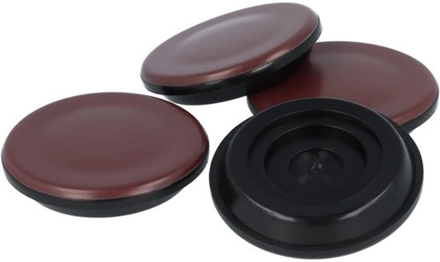 4x pianobeschermers - Ø65mm - Teflon-glijvlak voor piano en zware meubels