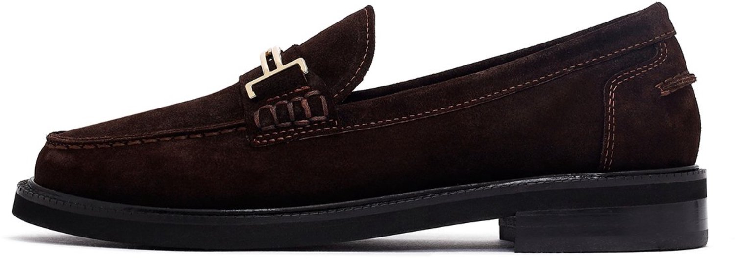 DERIMOD Masculine Loafers Suede Leather Masculine Loafers